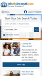 Mobile Screenshot of jobsincincinnati.com